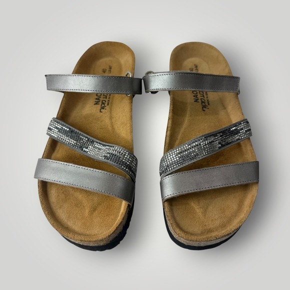 Naot Shoes - NAOT Rhinestone Embellished Columbus Strappy Sandals Size 40 Women's US 9 EUC